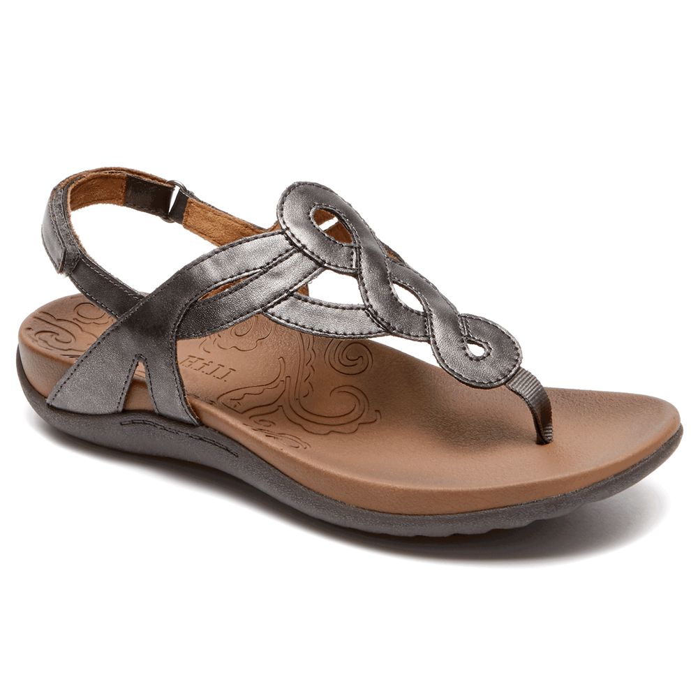 Rockport Canada Ramona - Womens Sandals Silver (NME250897)